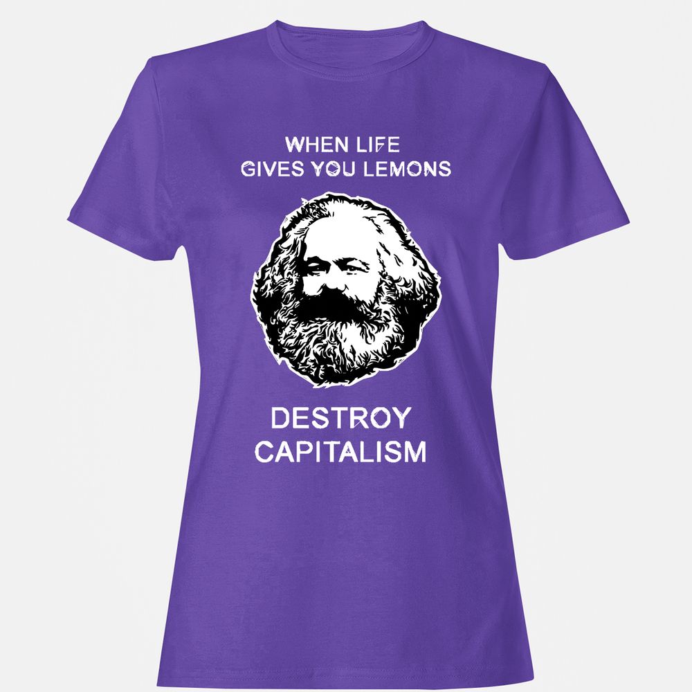 Women's T-Shirt - V77J7KU5 - Purple - 12