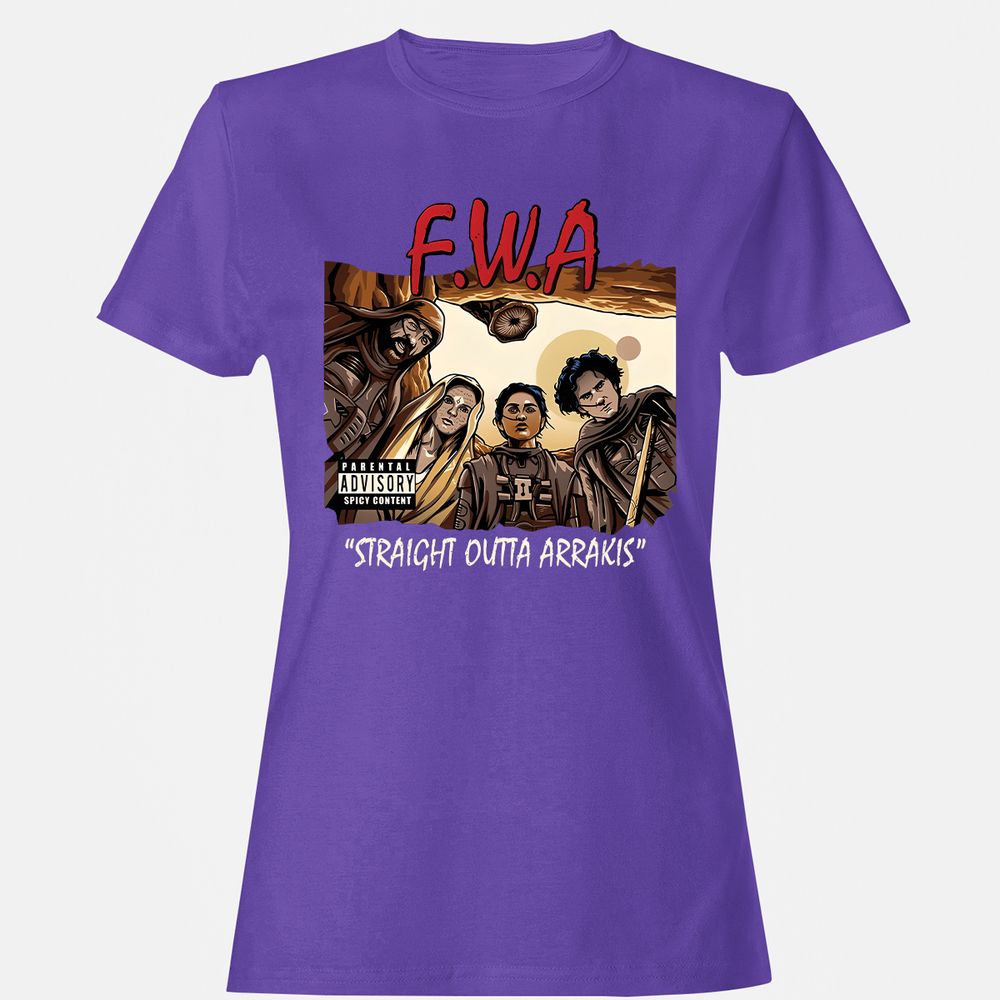 Women's T-Shirt - G7ZHLE2B - Purple - 12