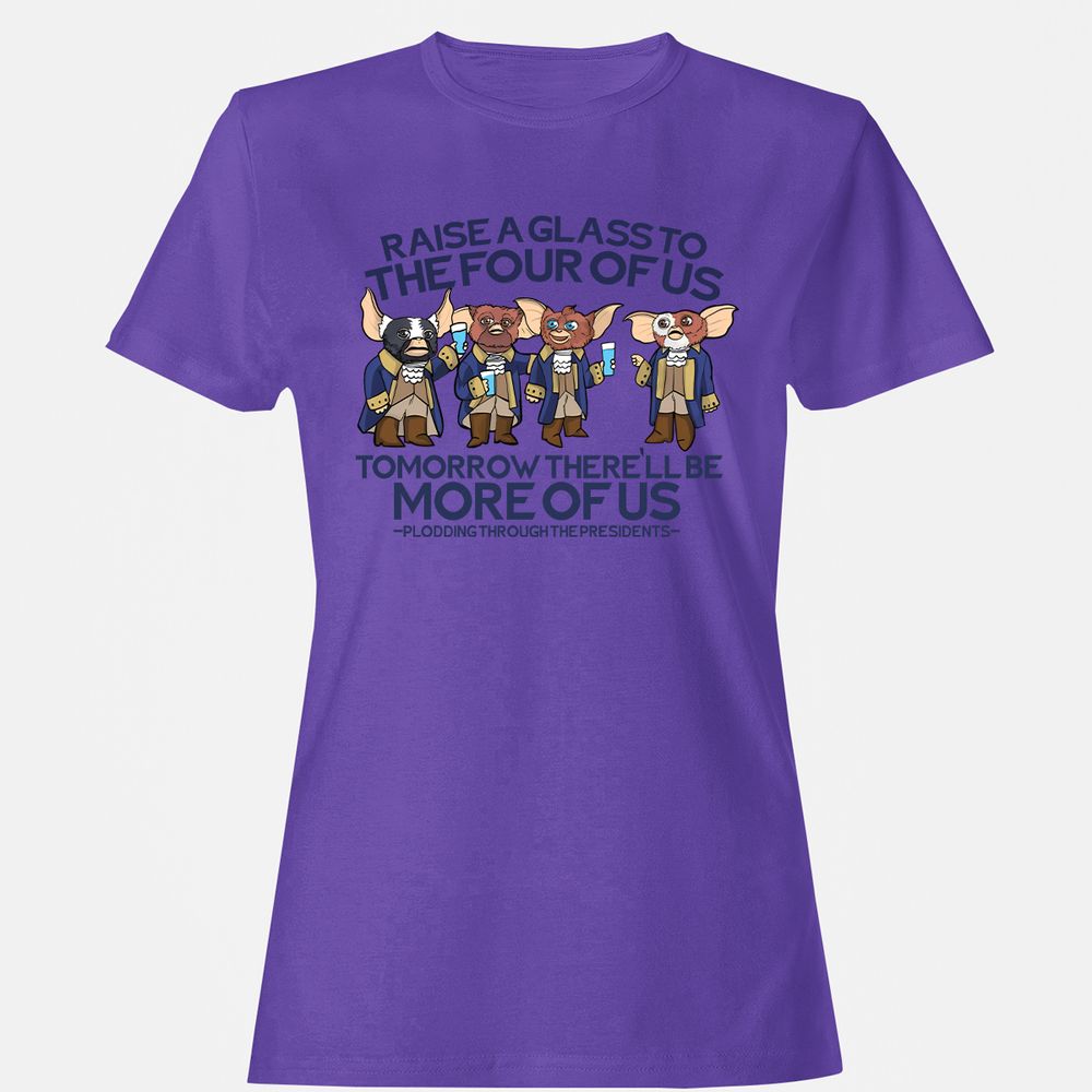 Women's T-Shirt - YZAZG8U2 - Purple - 12