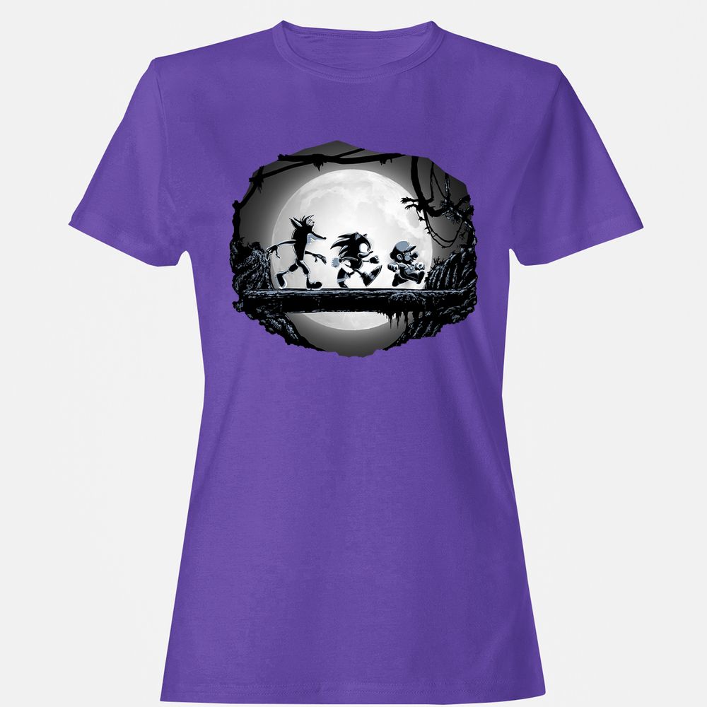 Women's T-Shirt - QE31LUGU - Purple - 12