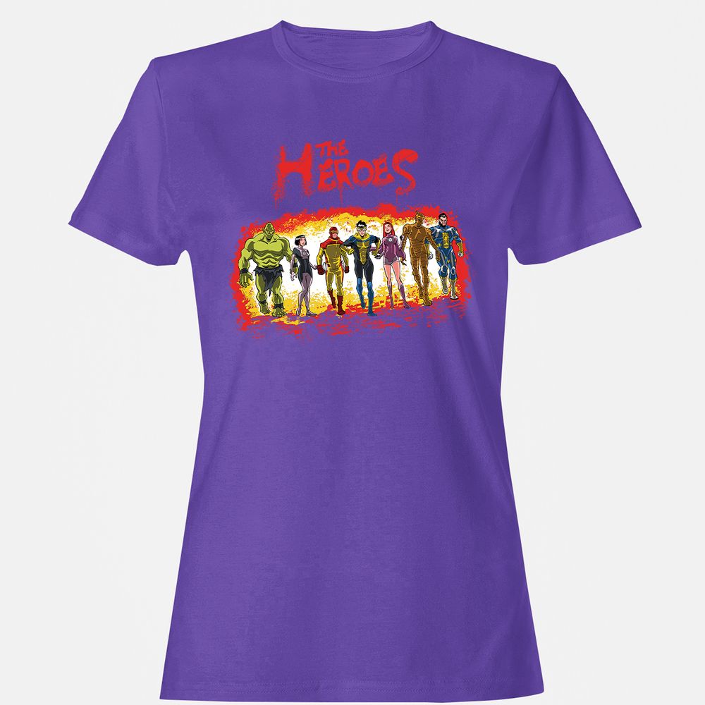 Women's T-Shirt - W5HHP1VY - Purple - 12