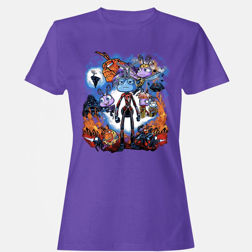 Women's T-Shirt - NB7RU44Y - Purple - 12