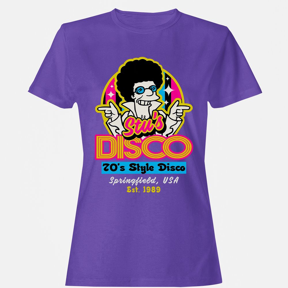 Women's T-Shirt - 5U78M6K4 - Purple - 12