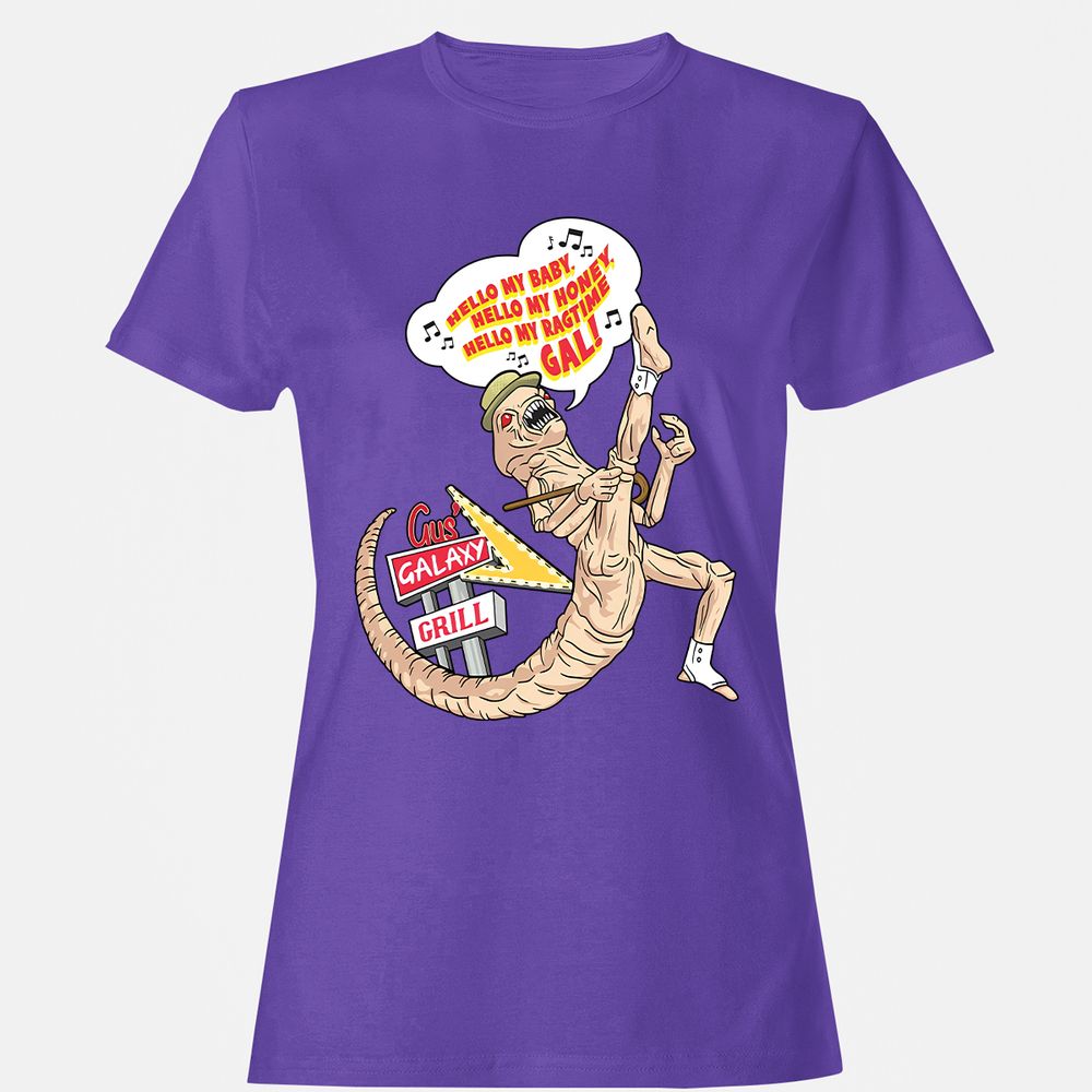 Women's T-Shirt - UA1DXSB4 - Purple - 12