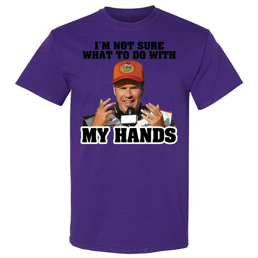 I'm Not Sure What To Do With My Hands - Purple - 12