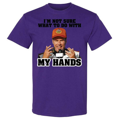 I'm Not Sure What To Do With My Hands - Purple - 12