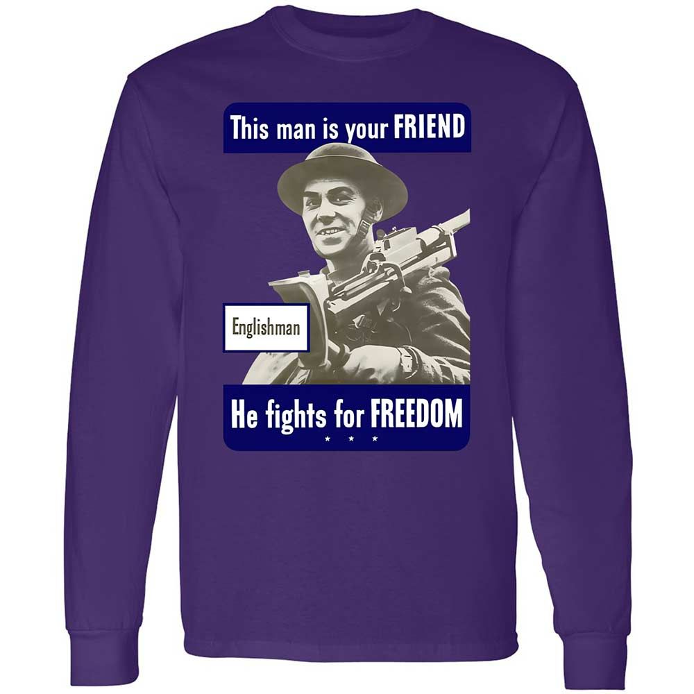 This man is your Friend - Purple - 12