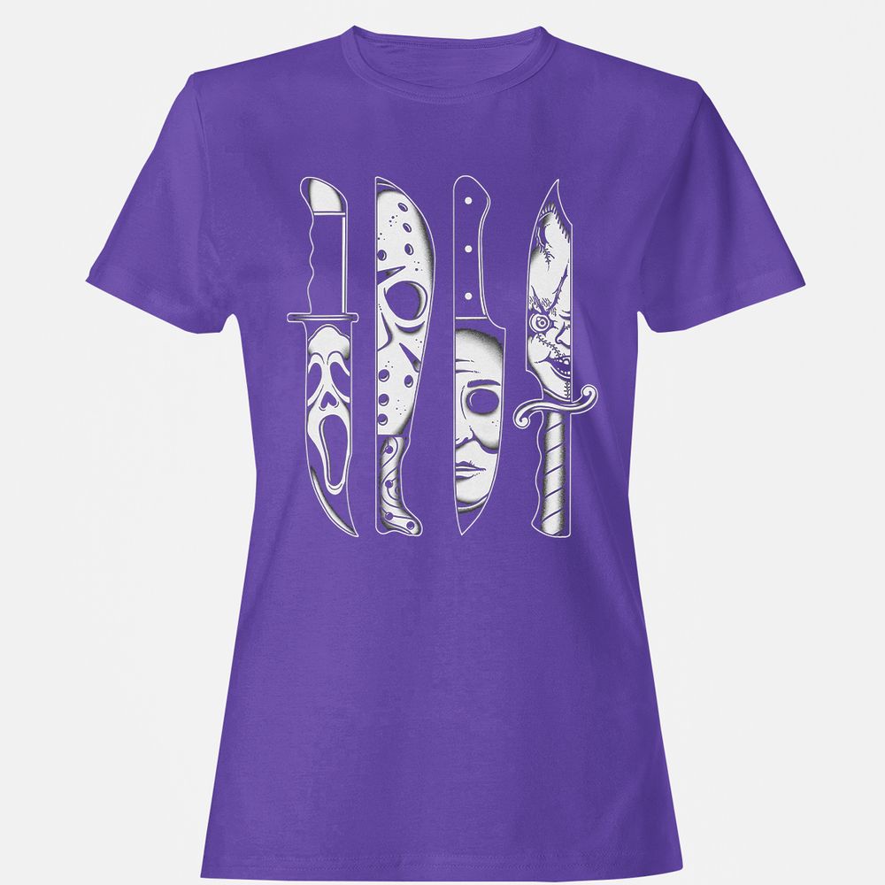 Women's T-Shirt - EXXUY2EC - Purple - 12
