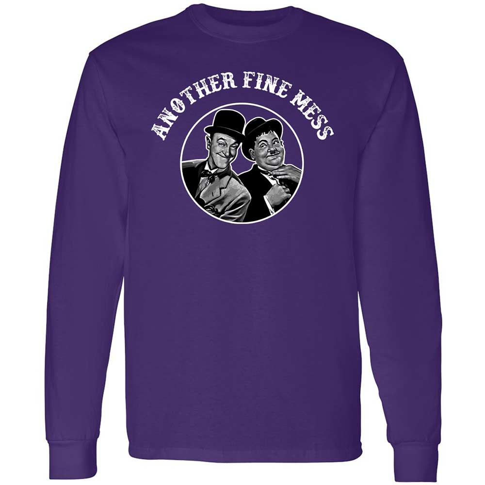 Long Sleeve T-Shirt - B2HC7CUP - Purple - 12