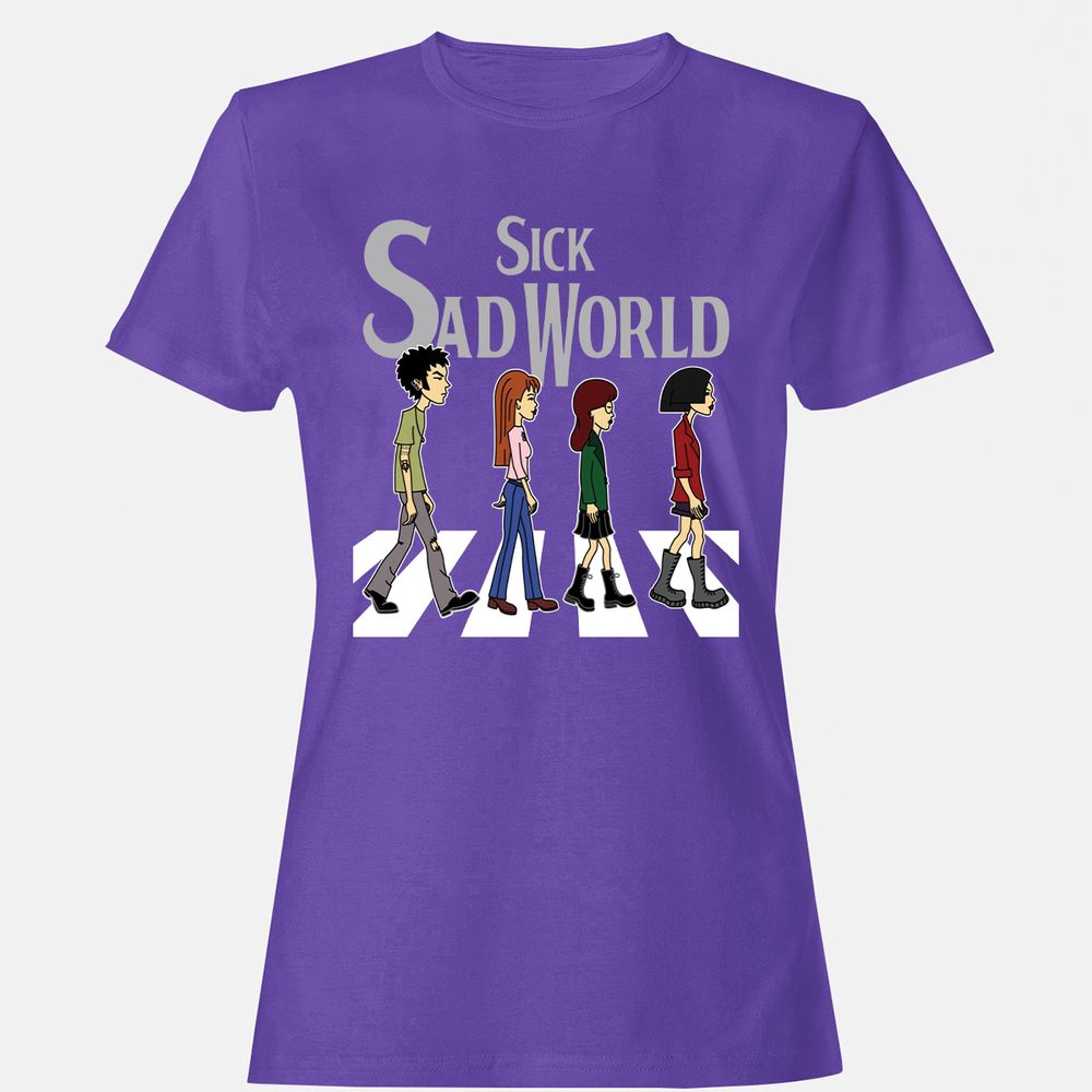 Women's T-Shirt - L6E1LXTS - Purple - 12