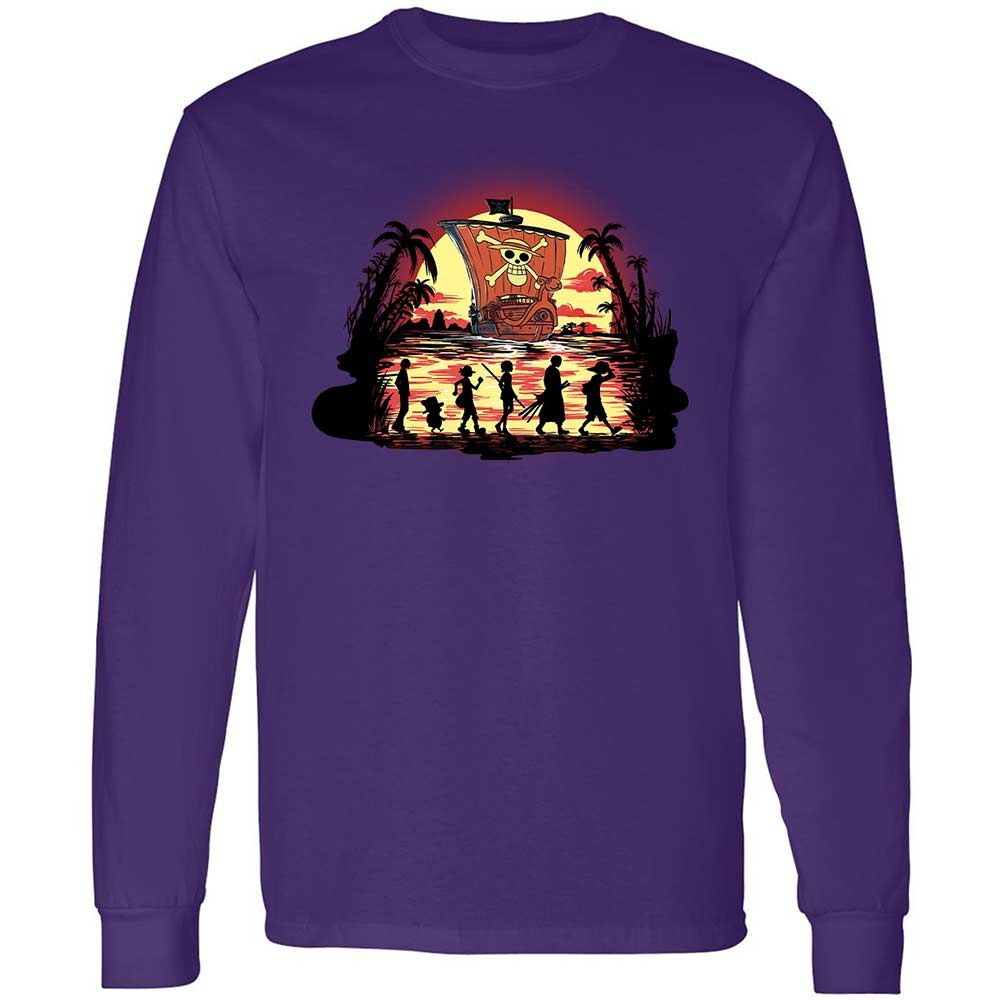 Long Sleeve T-Shirt - C1DKB4H2 - Purple - 12