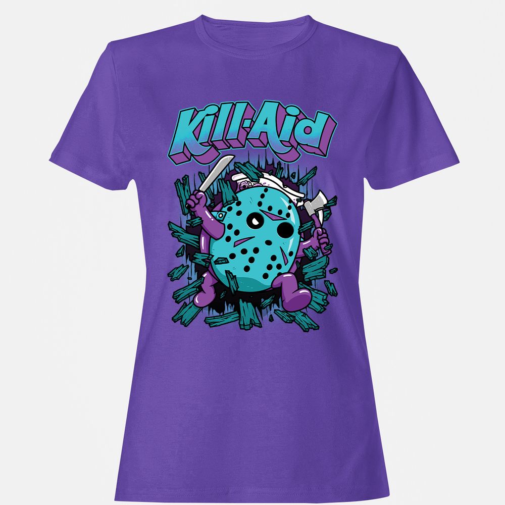 Women's T-Shirt - HQD84ZHB - Purple - 12