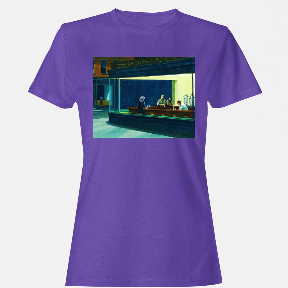 Women's T-Shirt - 4CTHHCV3 - Purple - 12