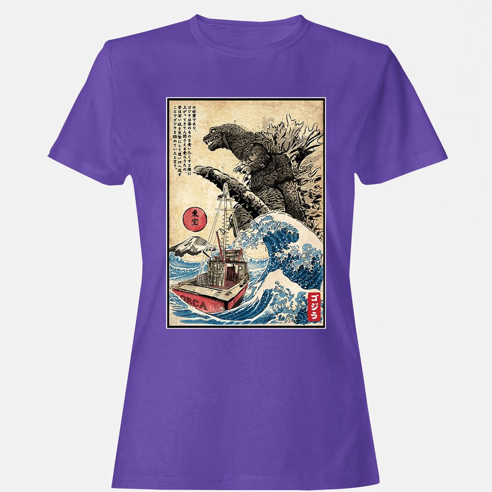 Women's T-Shirt - MZWRDXGC - Purple - 12
