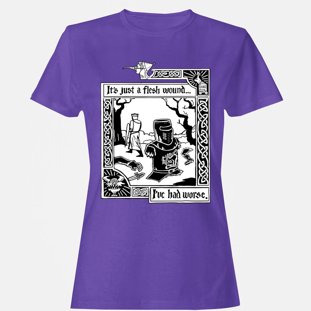 Women's T-Shirt - XKP4B1XQ - Purple - 12