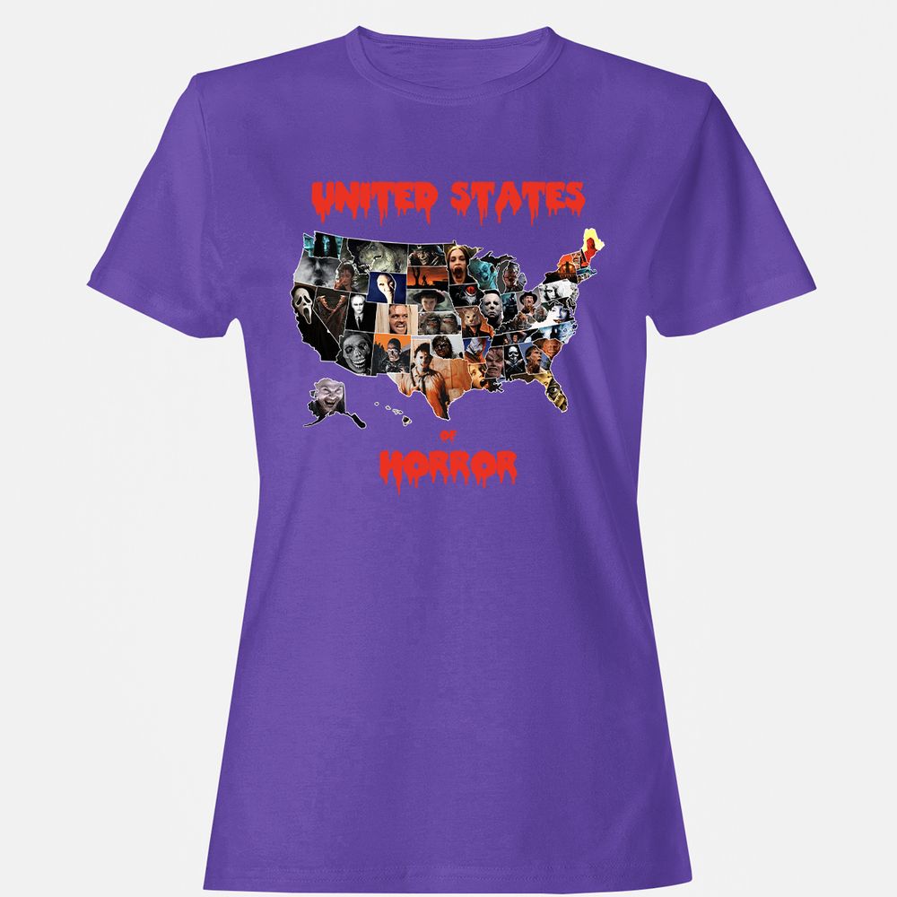 Women's T-Shirt - 76CAJTHA - Purple - 12