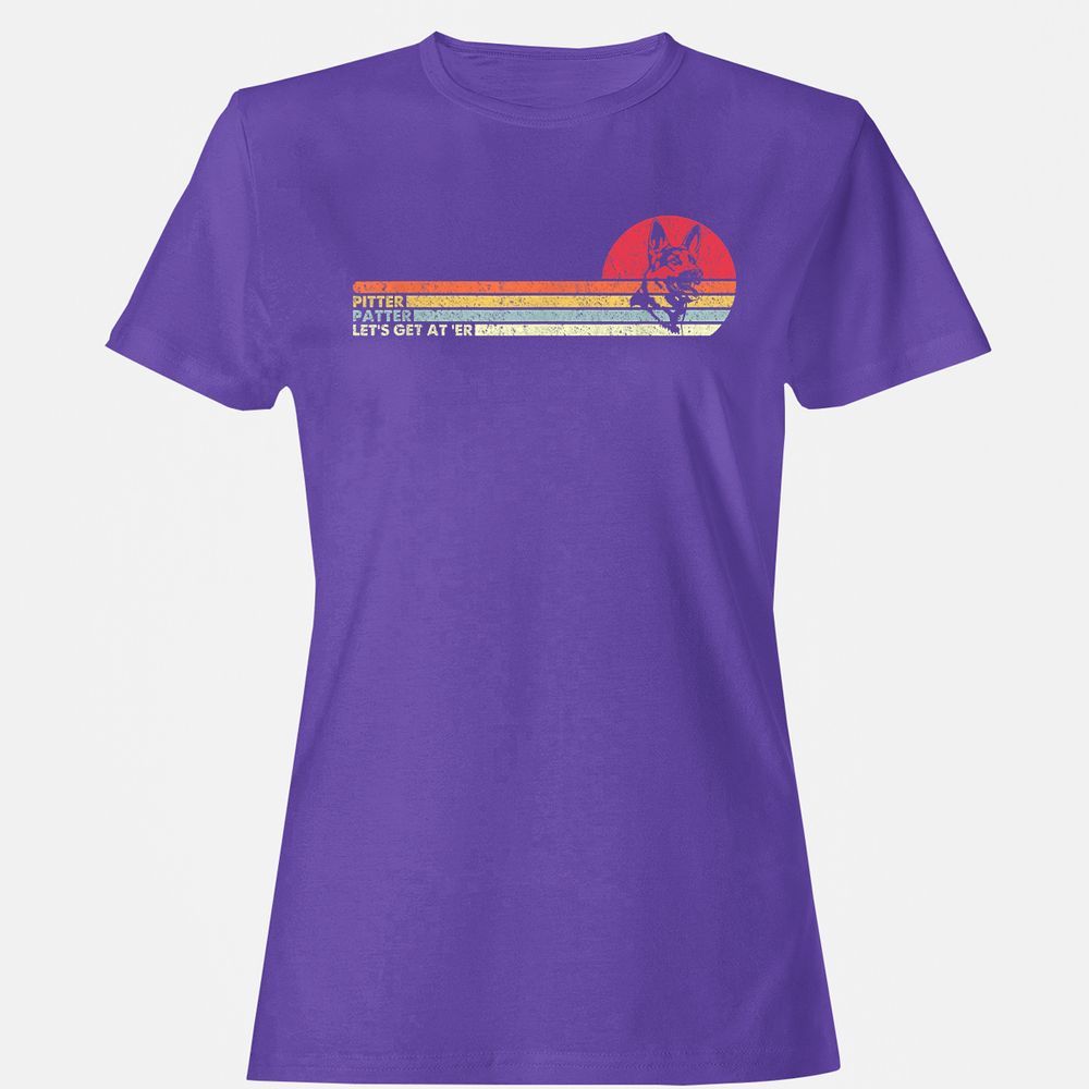 Women's T-Shirt - 1USHJVXP - Purple - 12