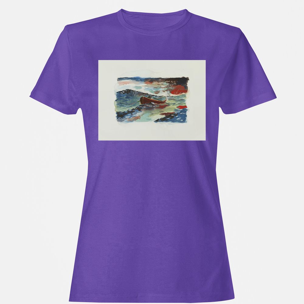 Women's T-Shirt - BFU8N9RC - Purple - 12