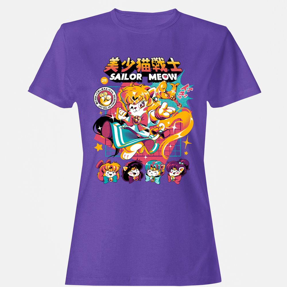 Women's T-Shirt - QTB7P63M - Purple - 12