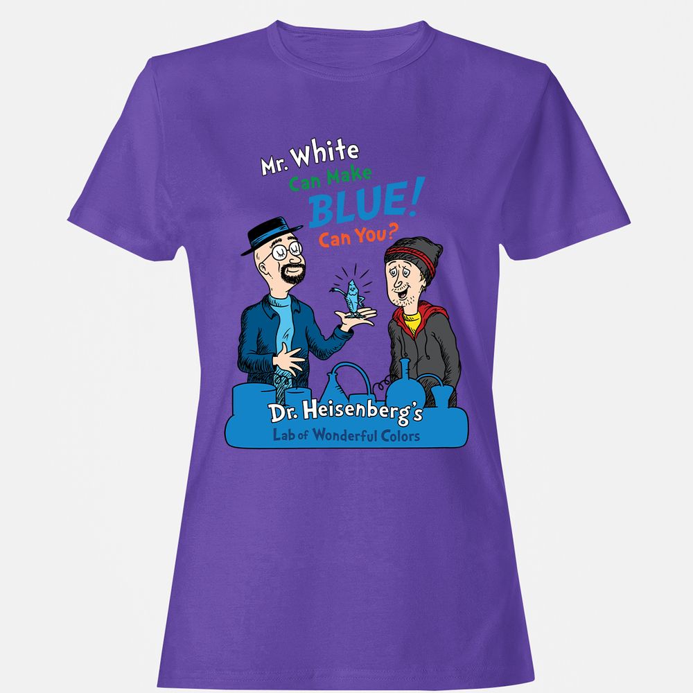 Women's T-Shirt - E6XE7GCP - Purple - 12