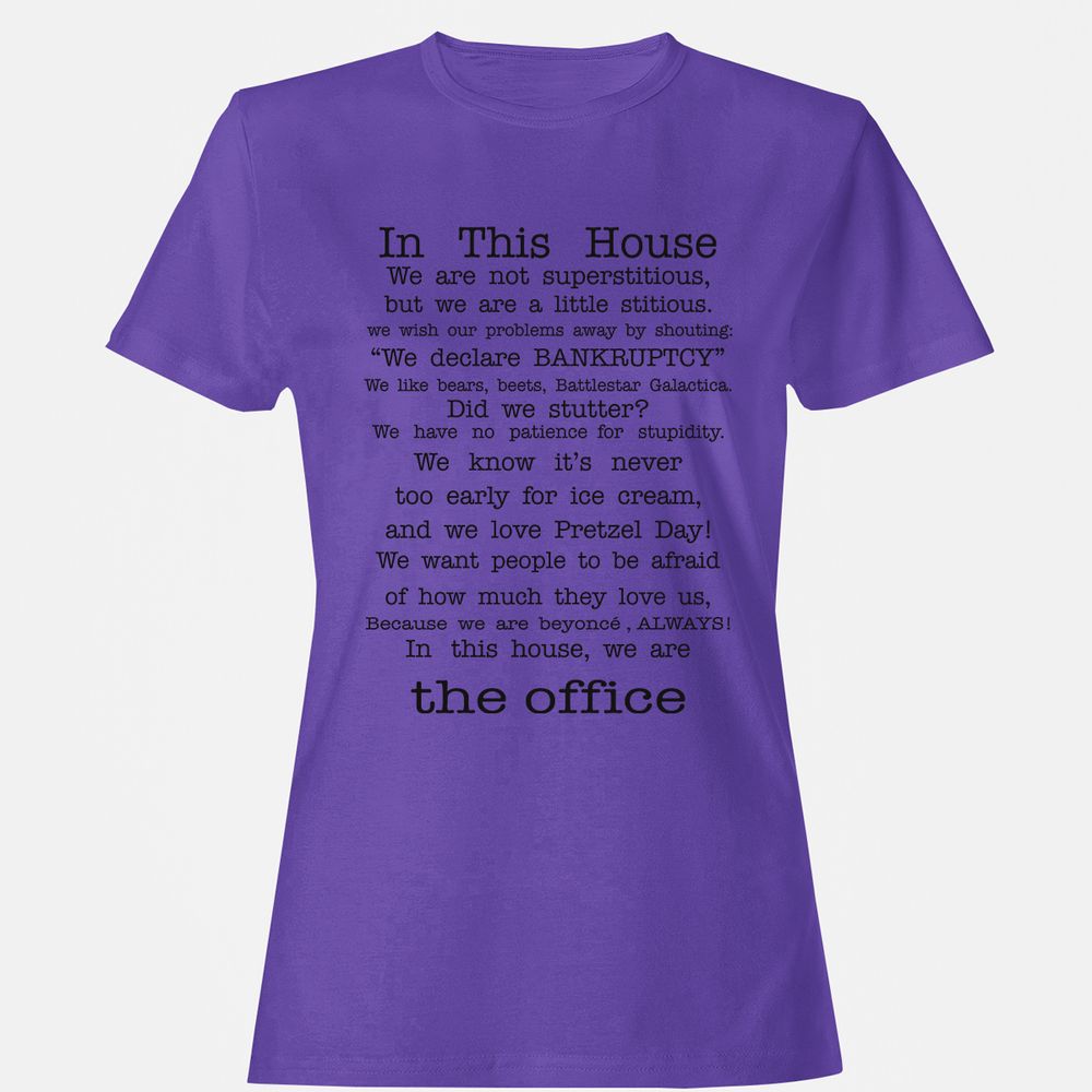 Women's T-Shirt - KAGXCEFE - Purple - 12
