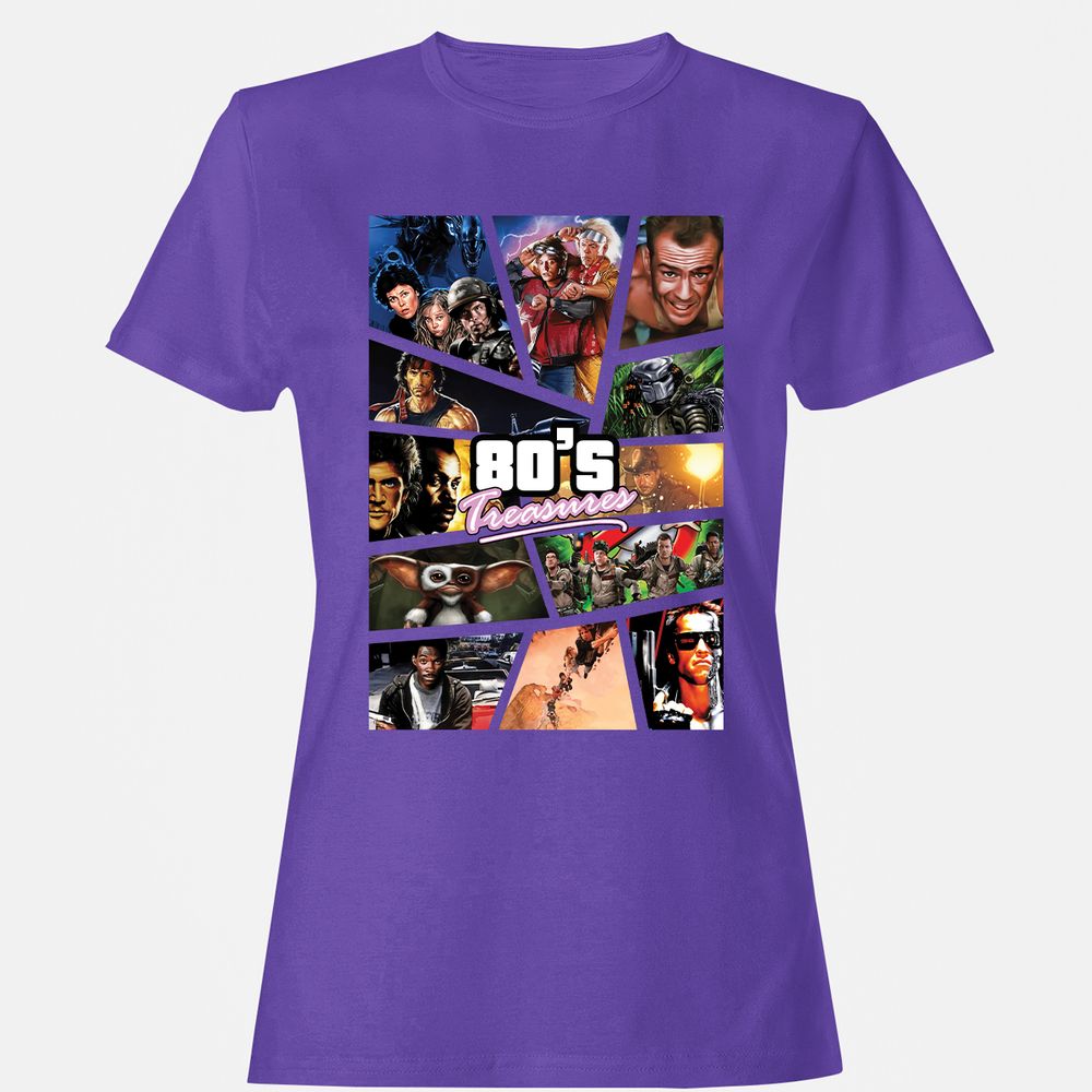 Women's T-Shirt - KF1795NL - Purple - 12