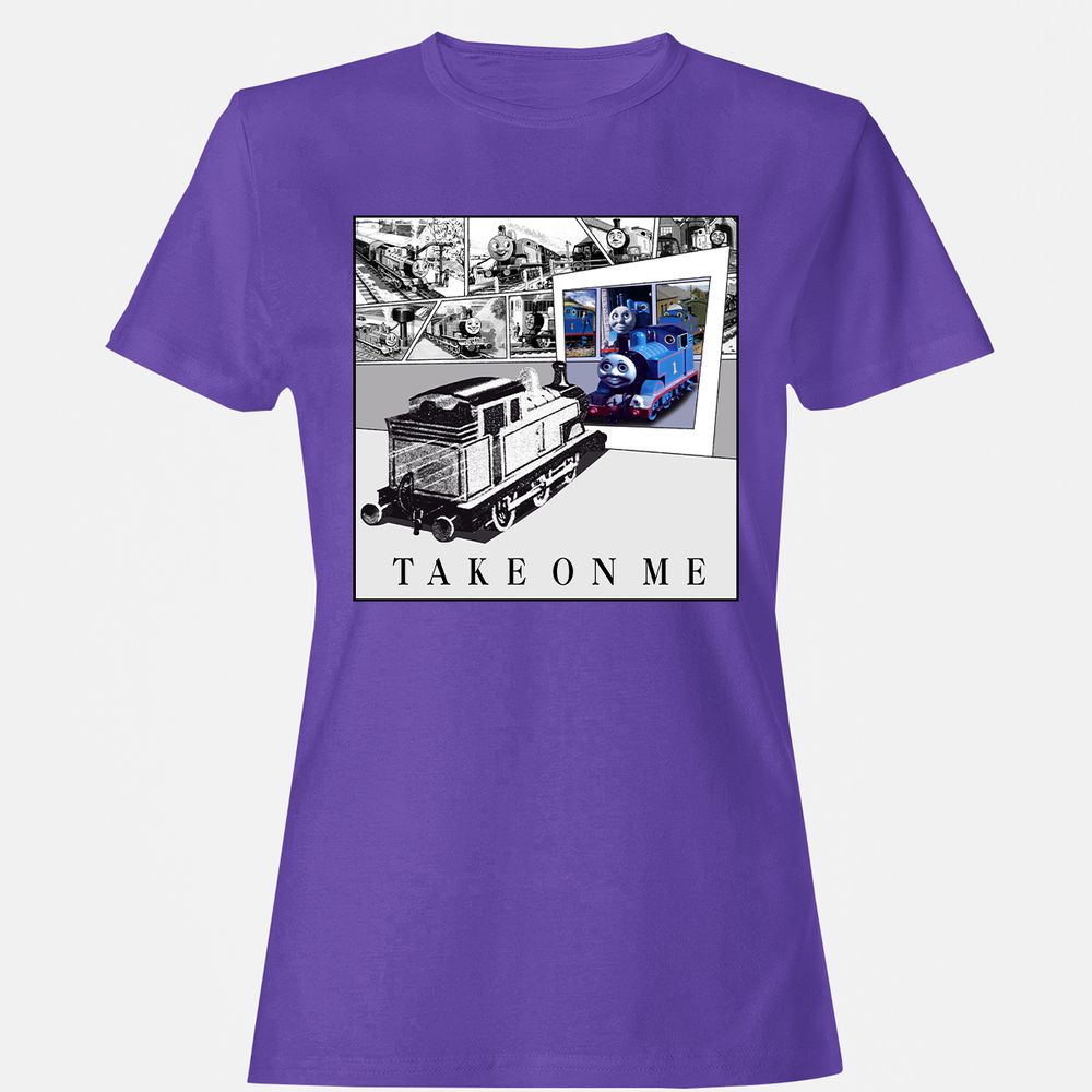 Women's T-Shirt - E6P42UP4 - Purple - 12