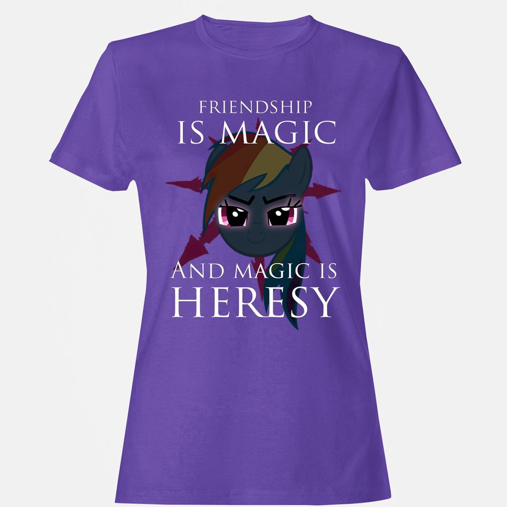 Women's T-Shirt - 2CLYDRZG - Purple - 12