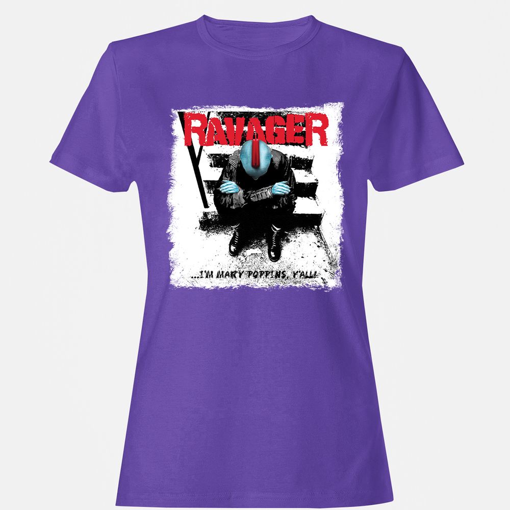 Women's T-Shirt - E72ENH9C - Purple - 12