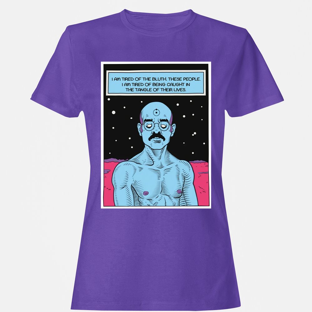 Women's T-Shirt - LHDJZG2R - Purple - 12
