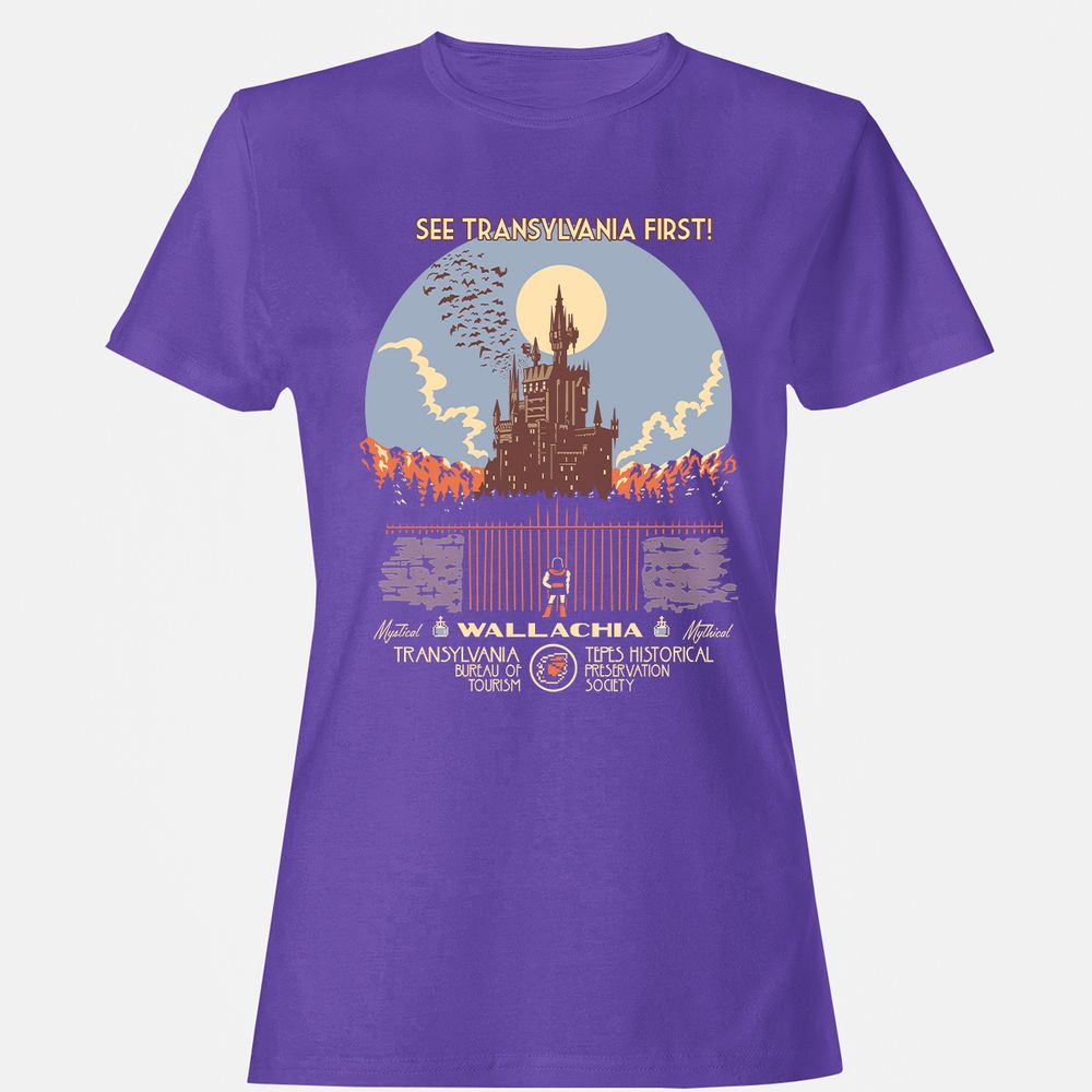 Women's T-Shirt - 8DZ25TYT - Purple - 12