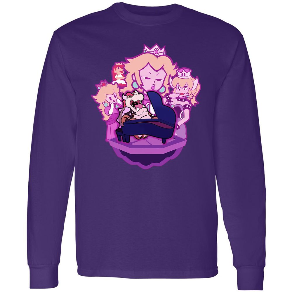 Long Sleeve T-Shirt - 7TN4J4SQ - Purple - 12