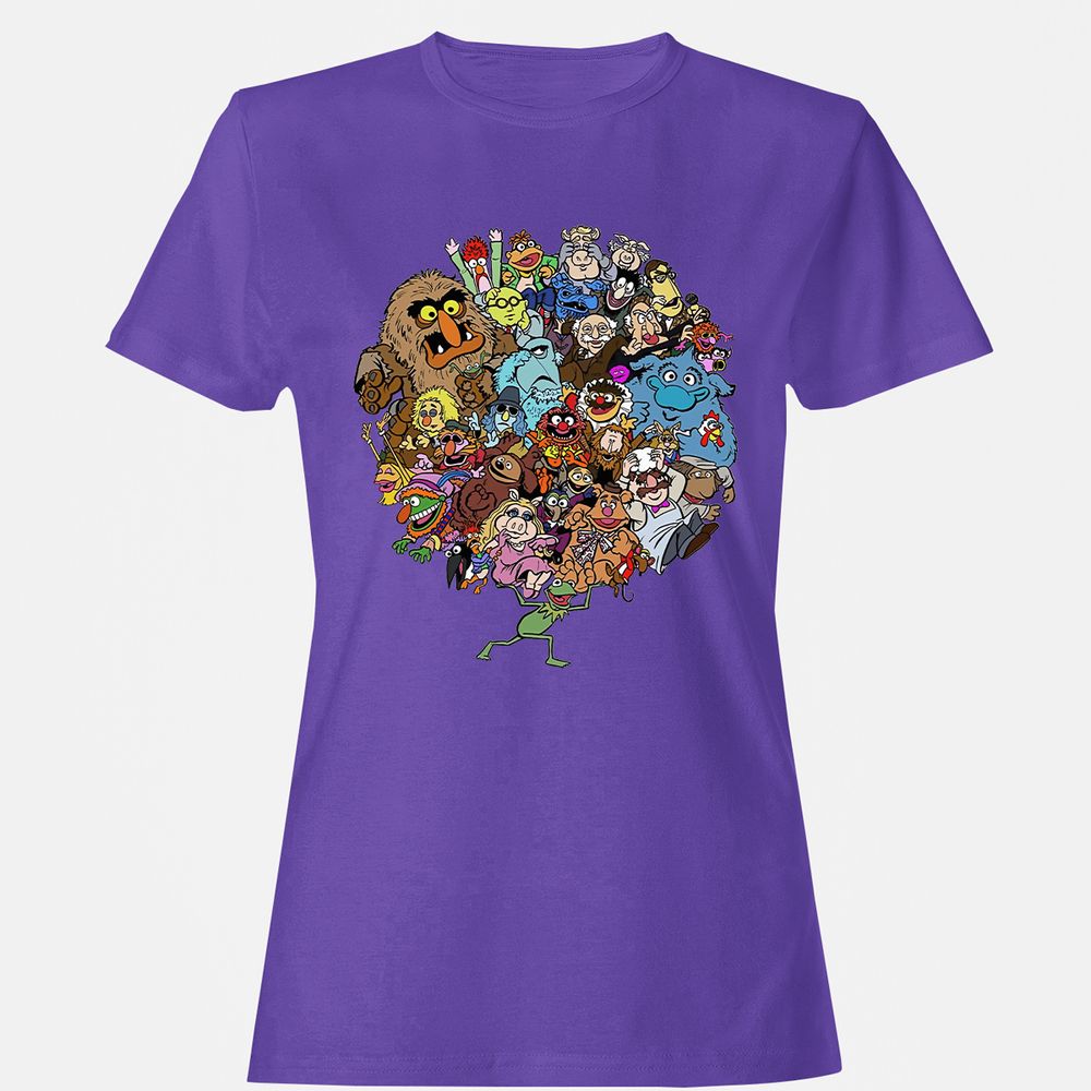 Women's T-Shirt - 4V6SHPYQ - Purple - 12