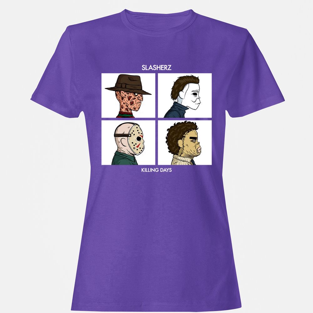 Women's T-Shirt - Q2RBXRFU - Purple - 12