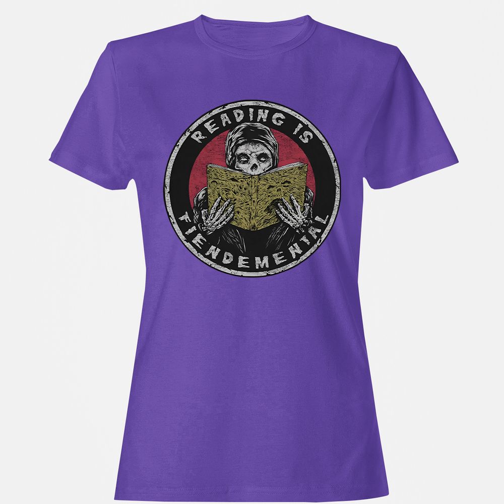 Reading Is Fiendemental - Purple - 12