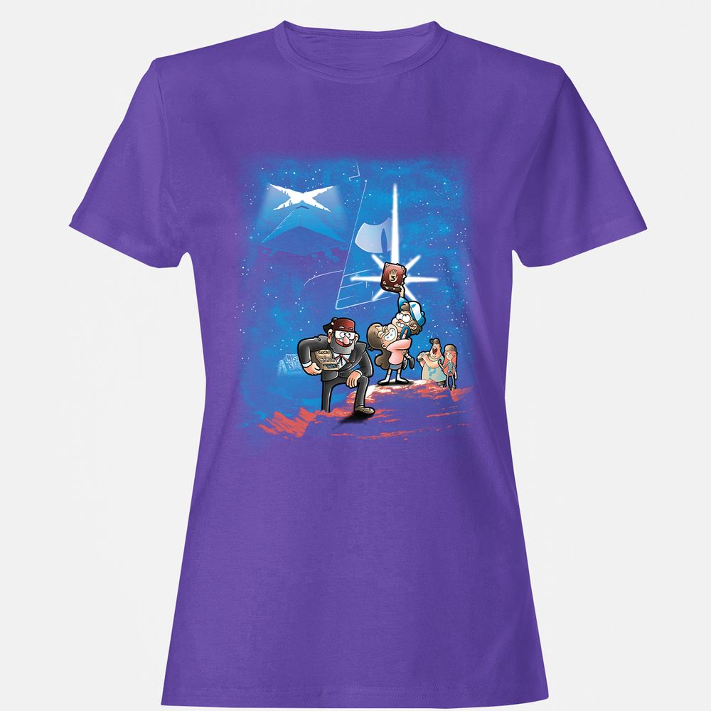 Women's T-Shirt - 3BTMQRP5 - Purple - 12