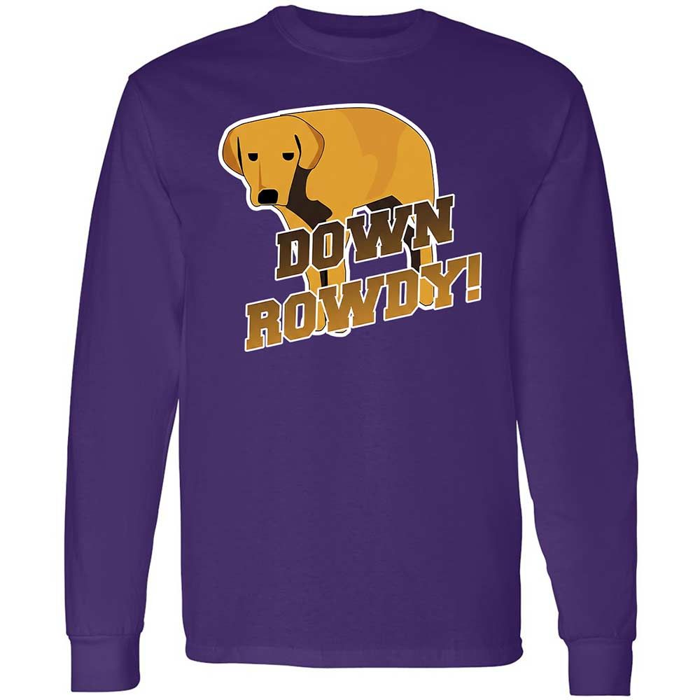 Long Sleeve T-Shirt - SD38CA9Q - Purple - 12