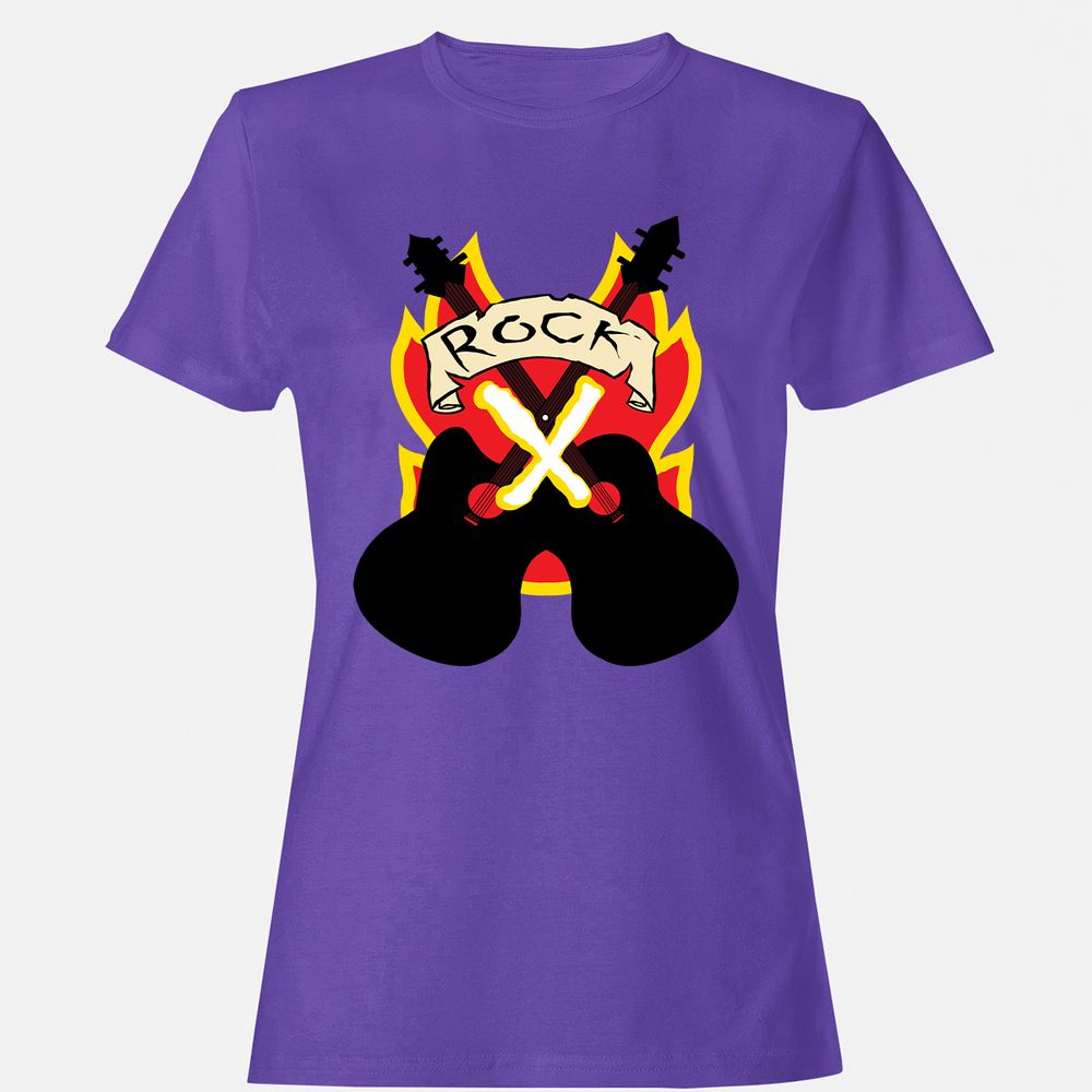 Women's T-Shirt - QHNG6FQM - Purple - 12