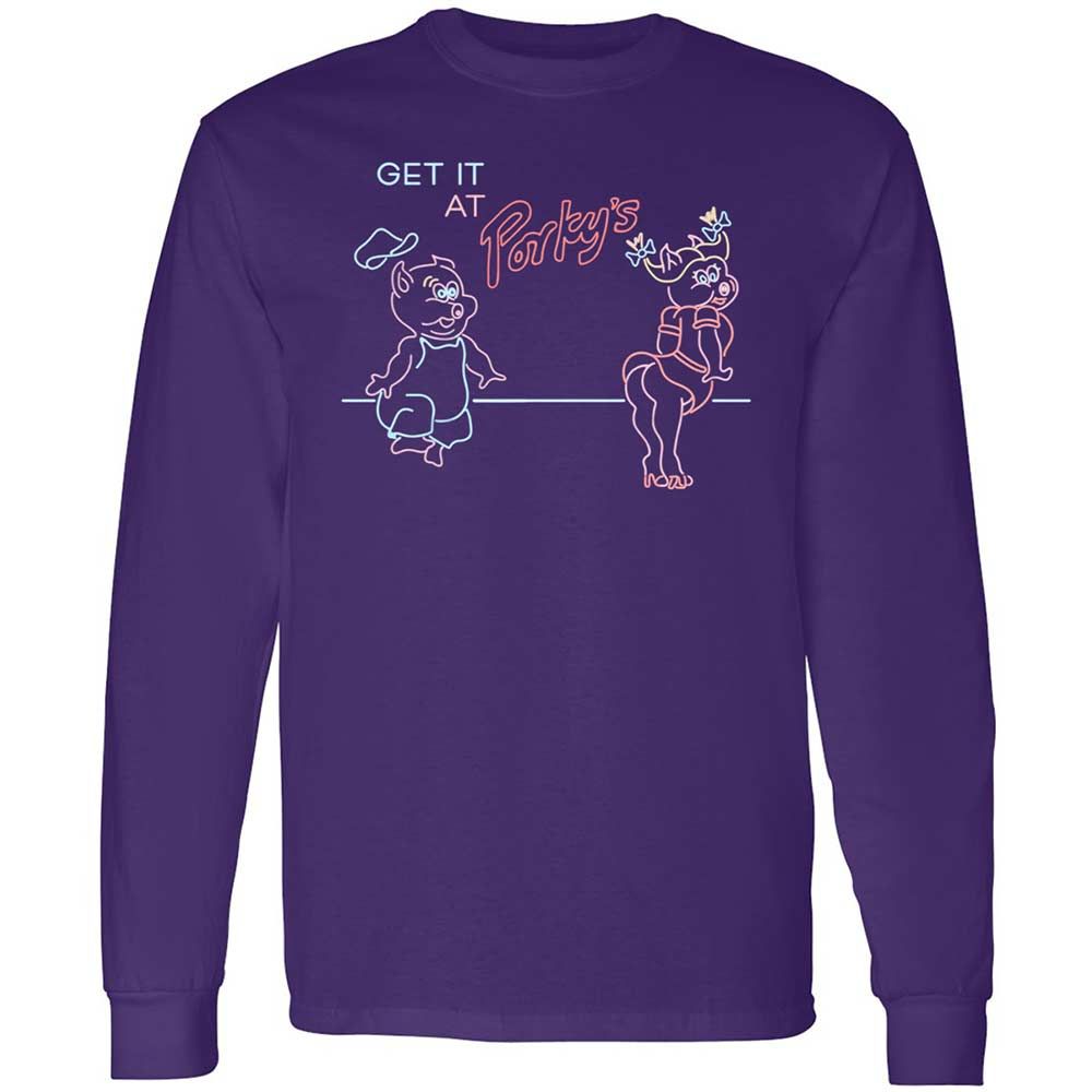 Long Sleeve T-Shirt - D5ZYC1RV - Purple - 12