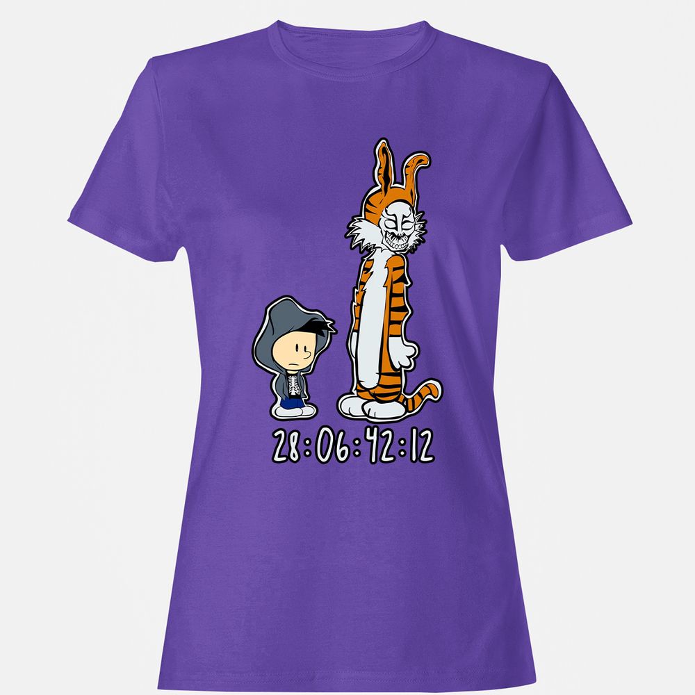 Women's T-Shirt - 46XUCS86 - Purple - 12