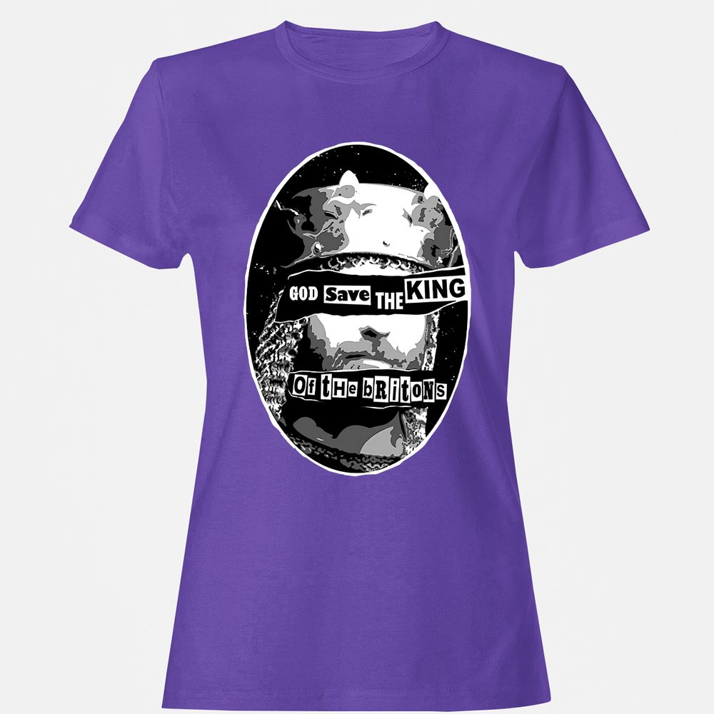 Women's T-Shirt - 1KP9DA7M - Purple - 12