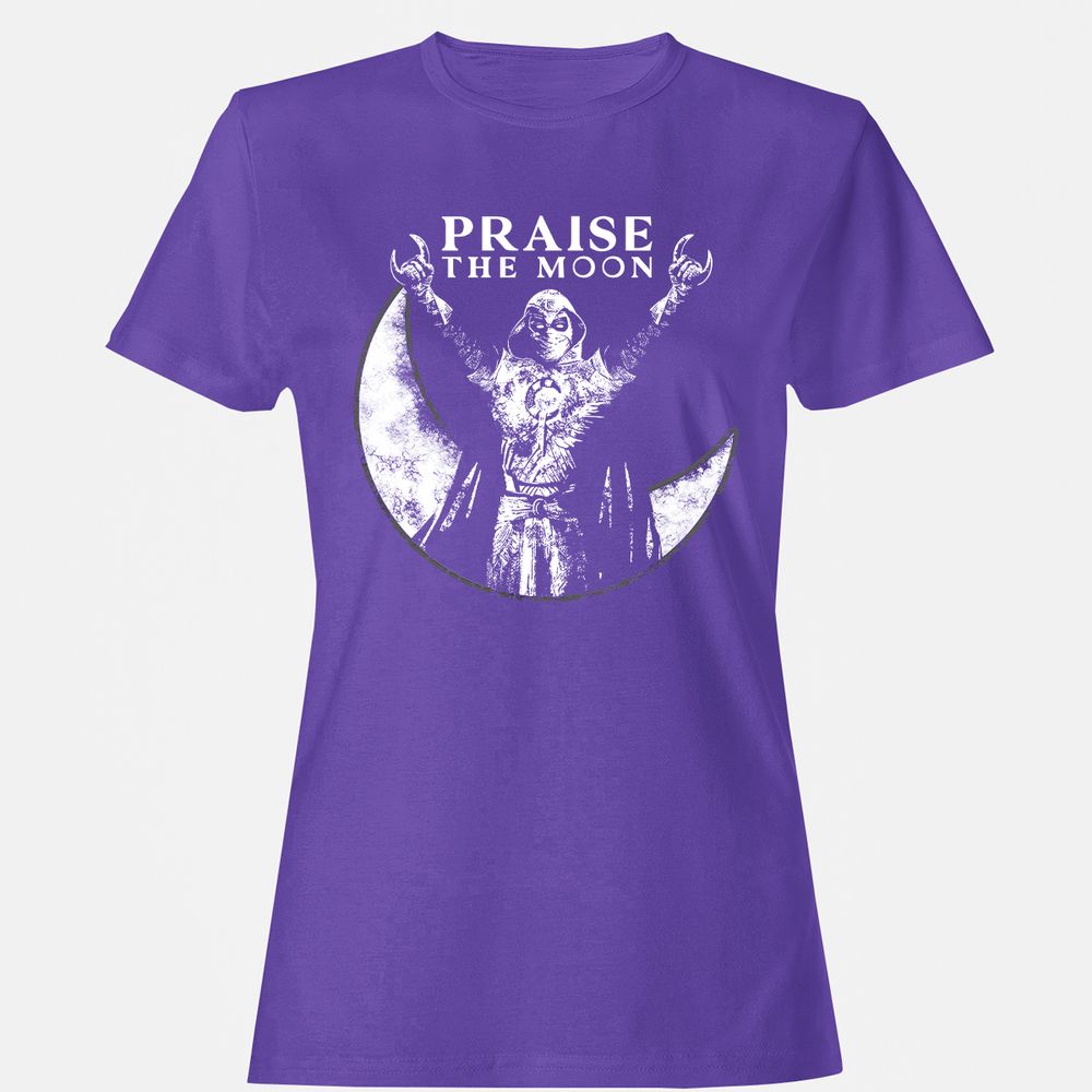 Women's T-Shirt - BTQ3ZR8S - Purple - 12