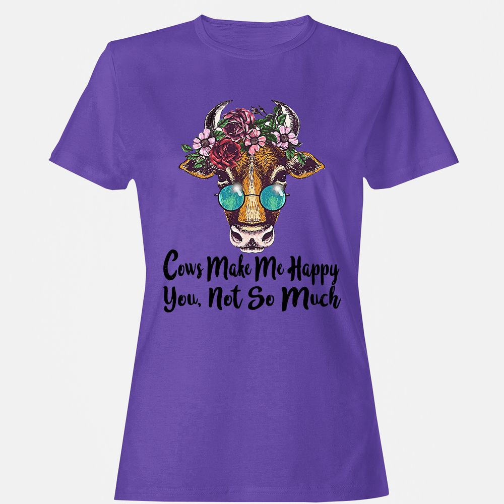 Women's T-Shirt - J2KMGZVL - Purple - 12