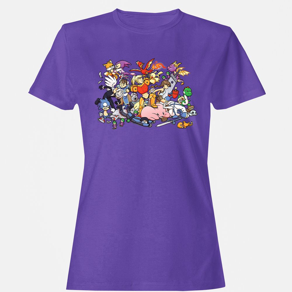 Women's T-Shirt - 197MLCMZ - Purple - 12