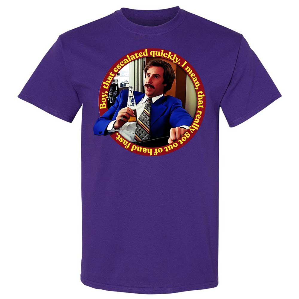 Classic Unisex T-Shirt - Q9J1EGS1 - Purple - 12