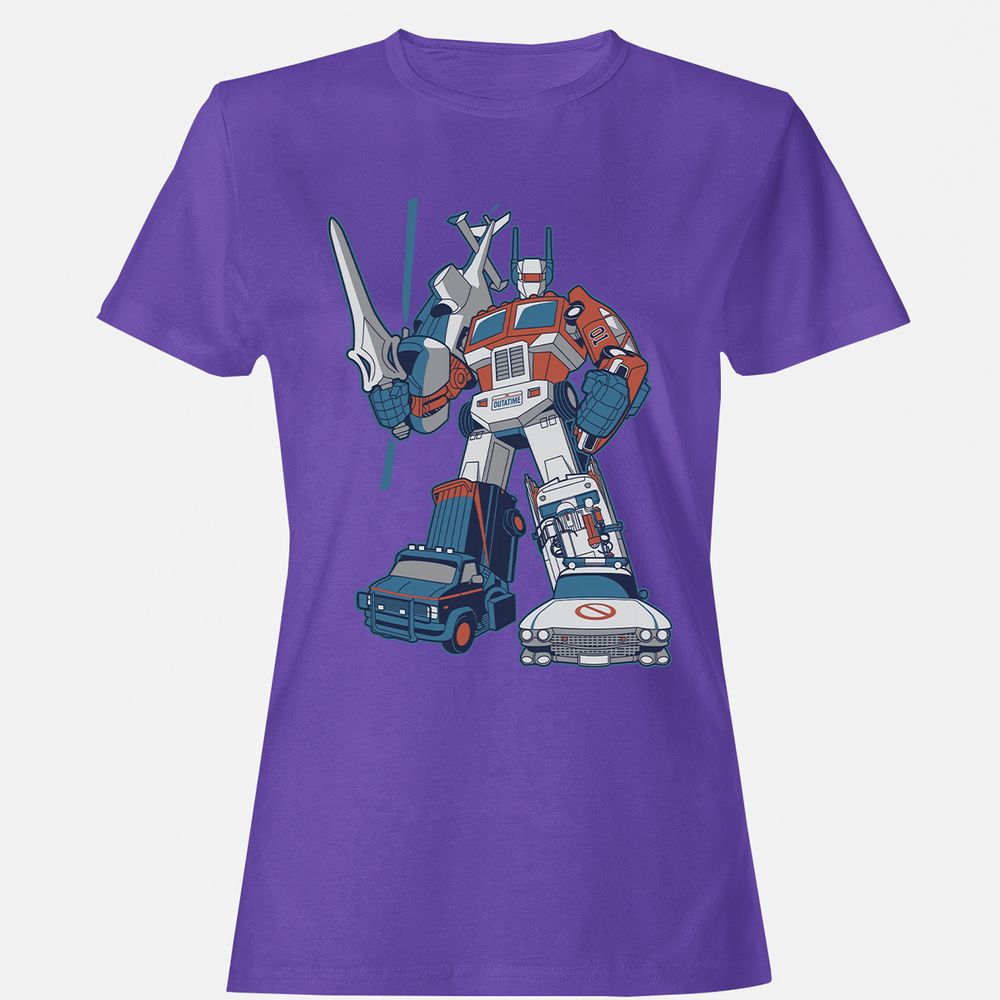 Women's T-Shirt - PF2CQYXD - Purple - 12