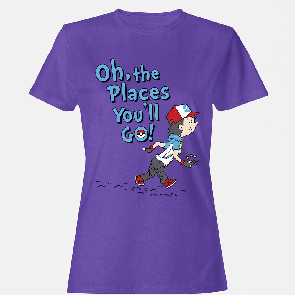 Women's T-Shirt - 1MPNH8FZ - Purple - 12