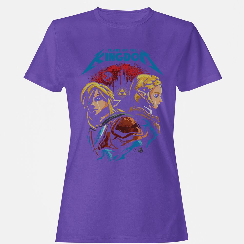 Women's T-Shirt - 2F661KHG - Purple - 12