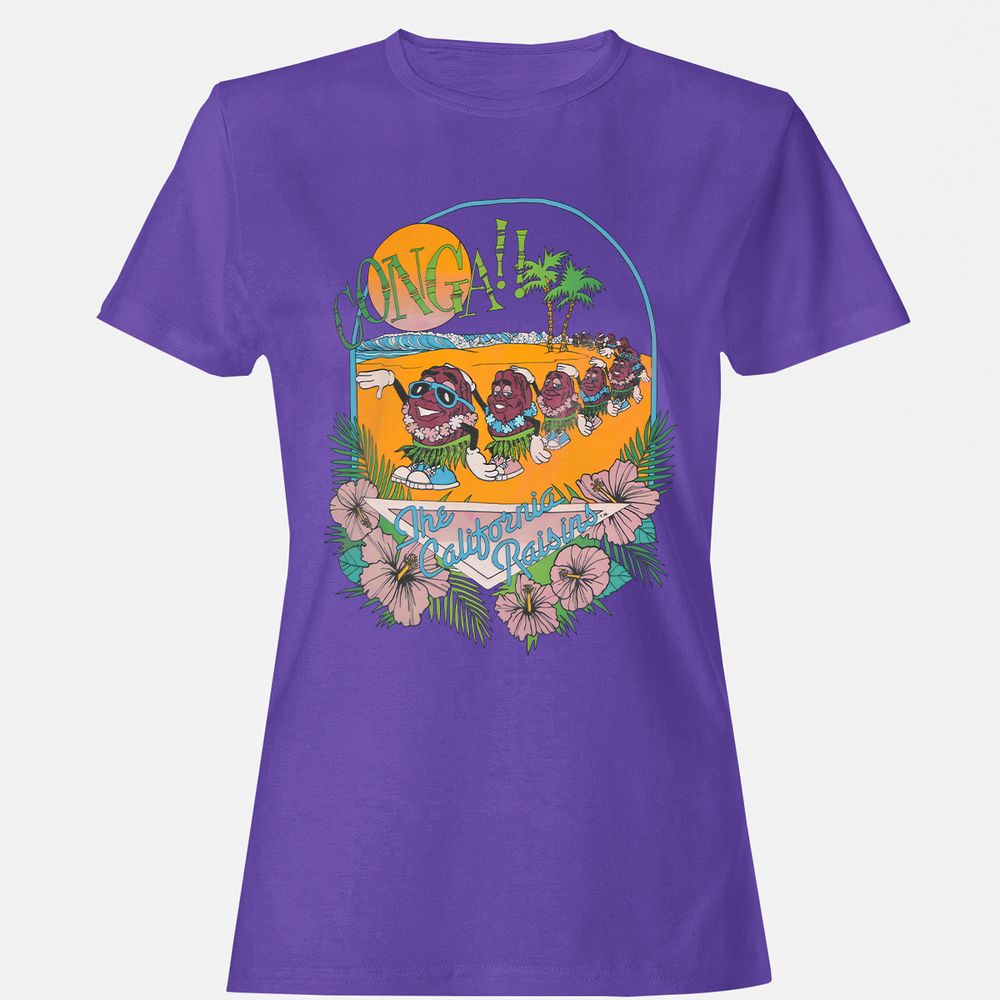 Women's T-Shirt - 87YF9K3H - Purple - 12