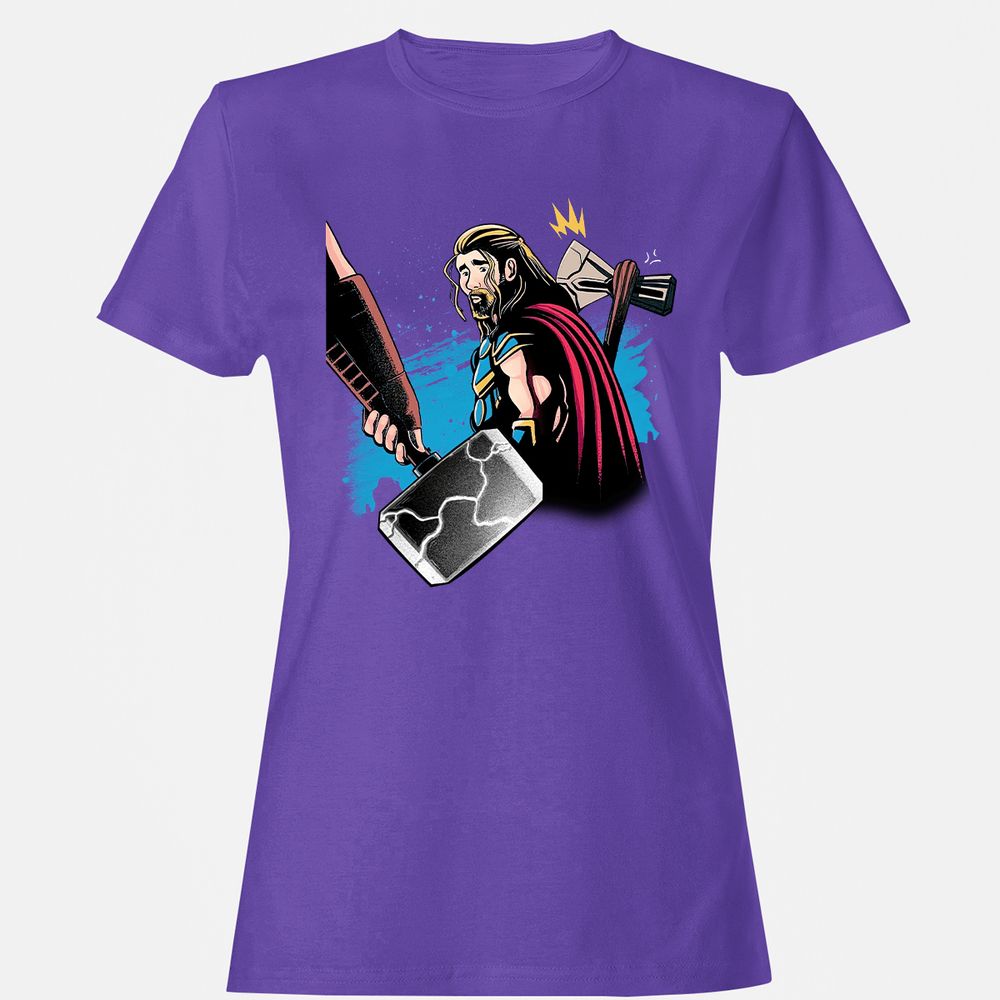 Women's T-Shirt - 33K1R7KC - Purple - 12